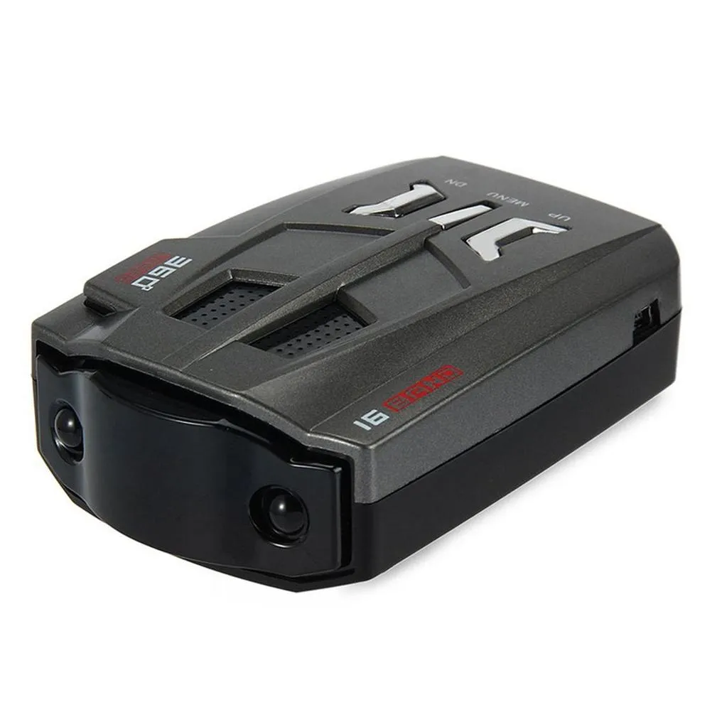 V9 Automotive Car Detector Voice Alert Warning 16 Band Auto LED Display English / Russian Version Radar-Detector Tool9419011