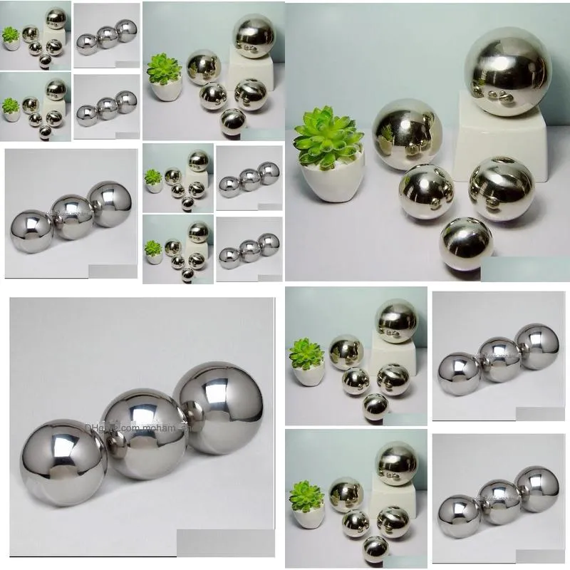 items stainless steel hollow decoration ball metal ball furnishings props home garden decoration improvement