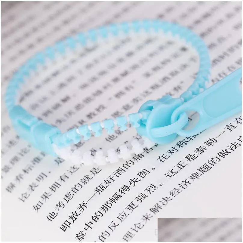 Charm Bracelets Whole Brand Fashion Ol Candy Color Bracelet Personality Zipper Creative Designer For 5487792 Drop Delivery Jewelry Ot8Rp