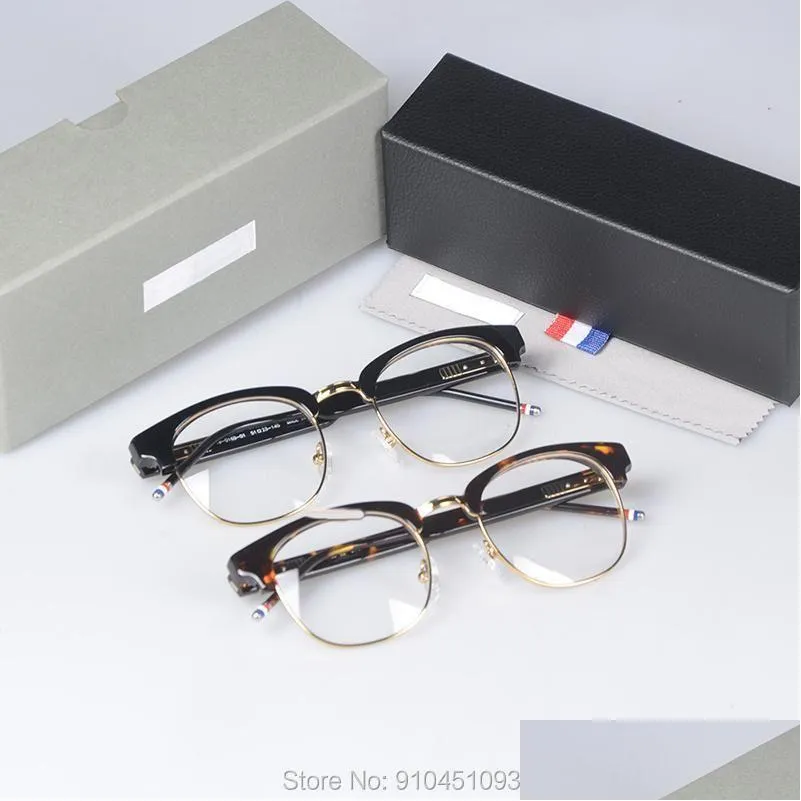 Fashion Sunglasses Frames  Brand Thom Eyeglasses Men Women TB016 Optical Vintage Spectacle Retro Glasses Frame Reading Eyewear Oculos