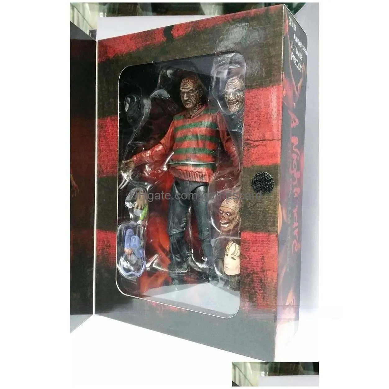 neca freddy krueger action figure collectible model toy halloween christina horror decoration gift move figure t230810