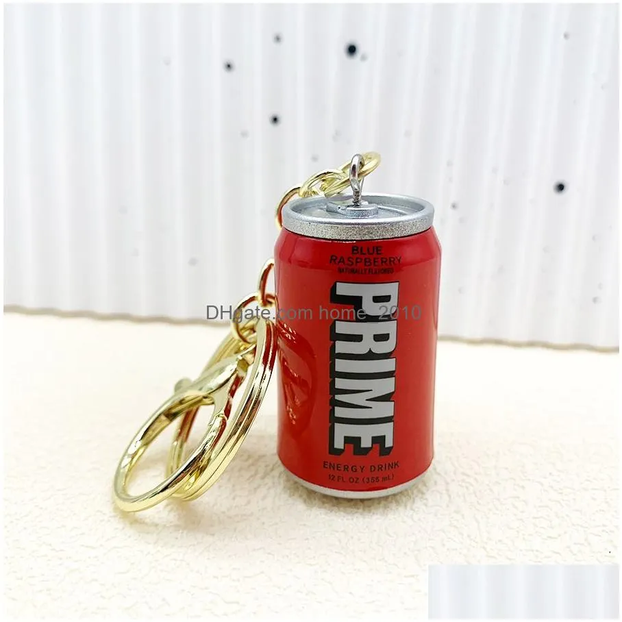 3hzl keychain prime drink network celebrity beverage bottle keychain simulated canned beverage bottle pendant