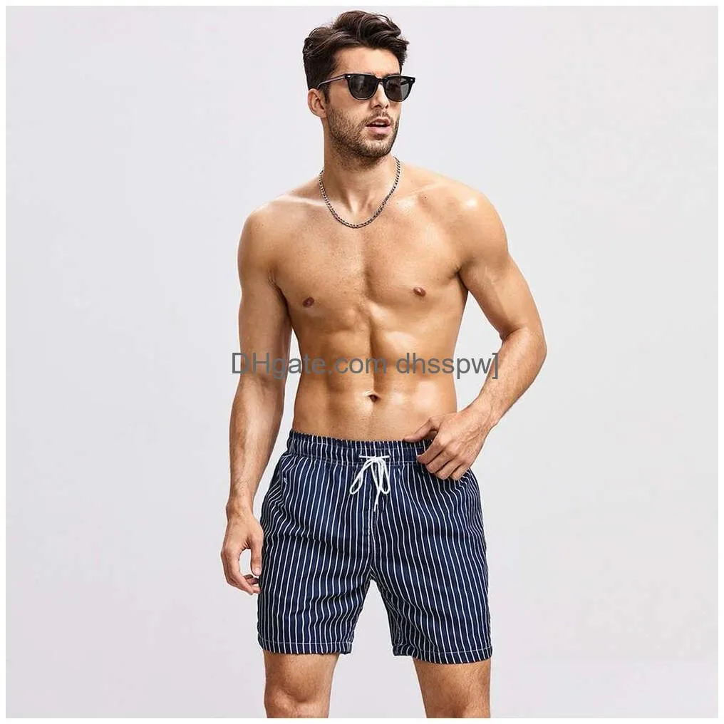 2024 surfing and mens loose print casual beach soaking spring shorts instagram style swimming pants