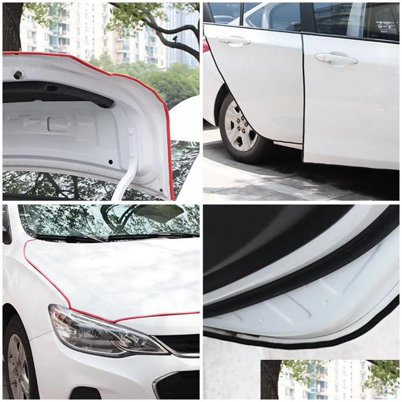 Car Door Scratch Protector Strips Sealing Guard Trim Auto Door Edge Sticker Decoration Car Door Edge Protector Seal Strip4212921