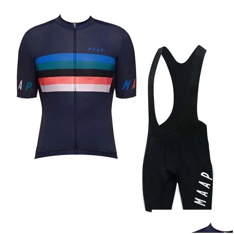 High Quality Summer Team Cycling Jersey Set Men Summer Breathable Short Sleeve Bike Outfits Road Bicycle Sportswear Y0809119515509