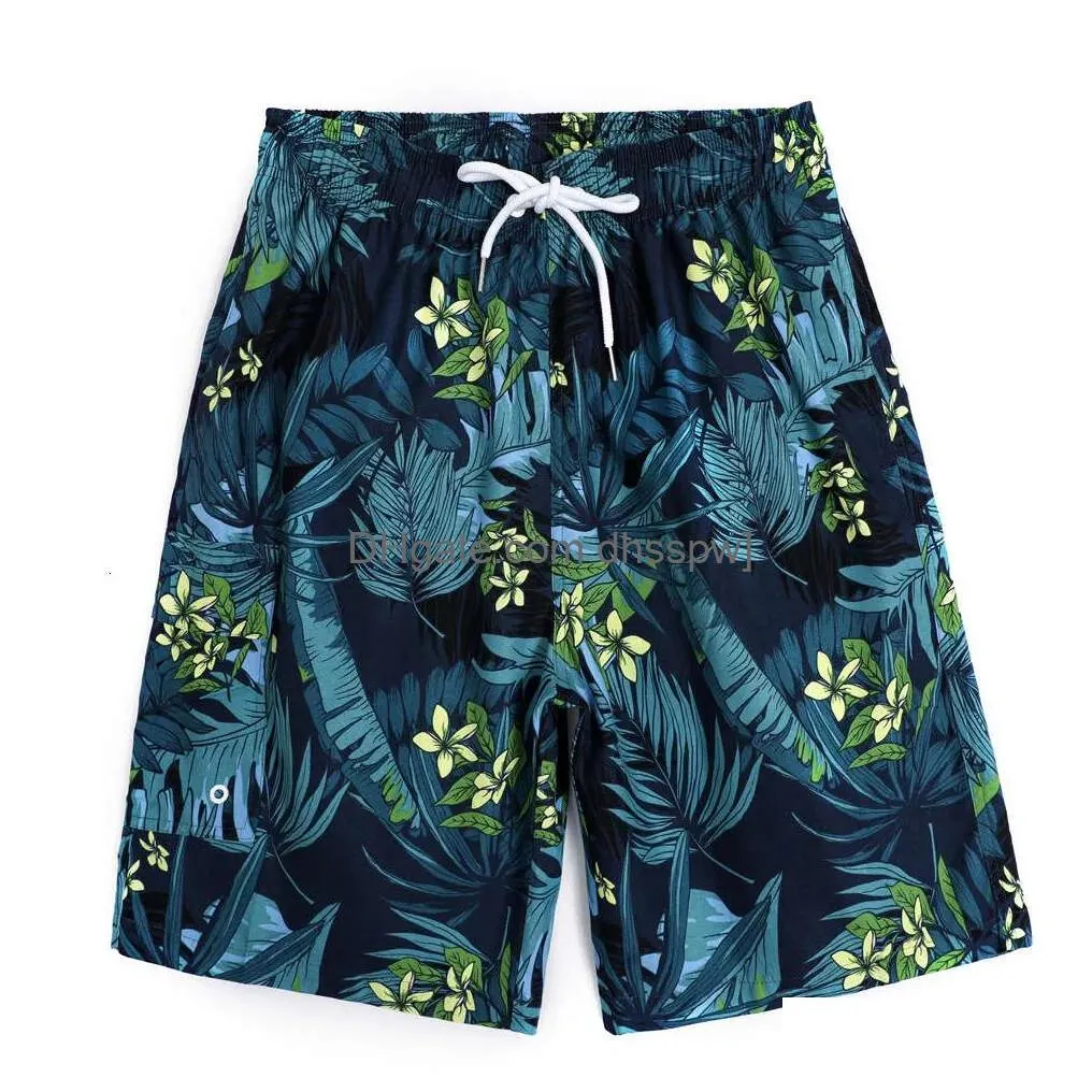 summer beach shorts casual loose fitting european size mens pants