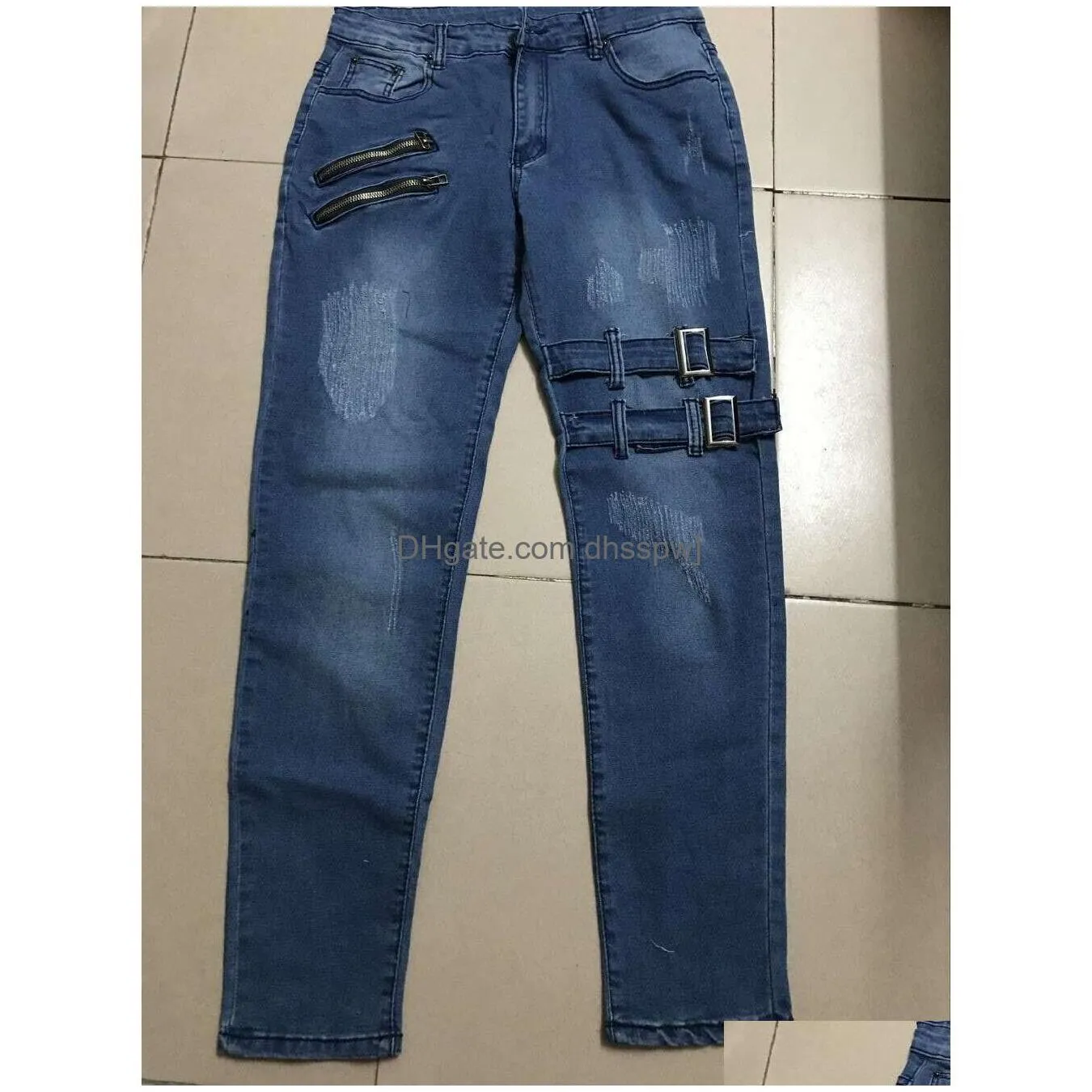 2024 motorcycle personalized jeans with elastic feet