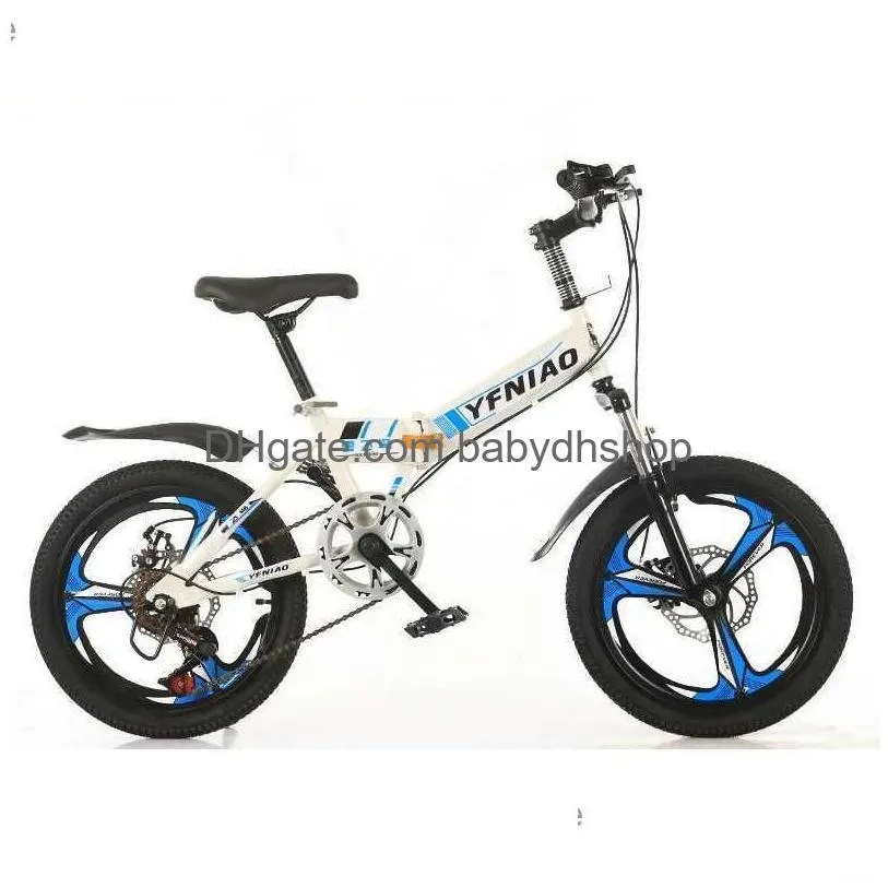 bikes ride-ons wolface children foldable bicycle mountain bike 18/20/22 inch dual disc brake shifting bike 6-14 years old child bike 2022 