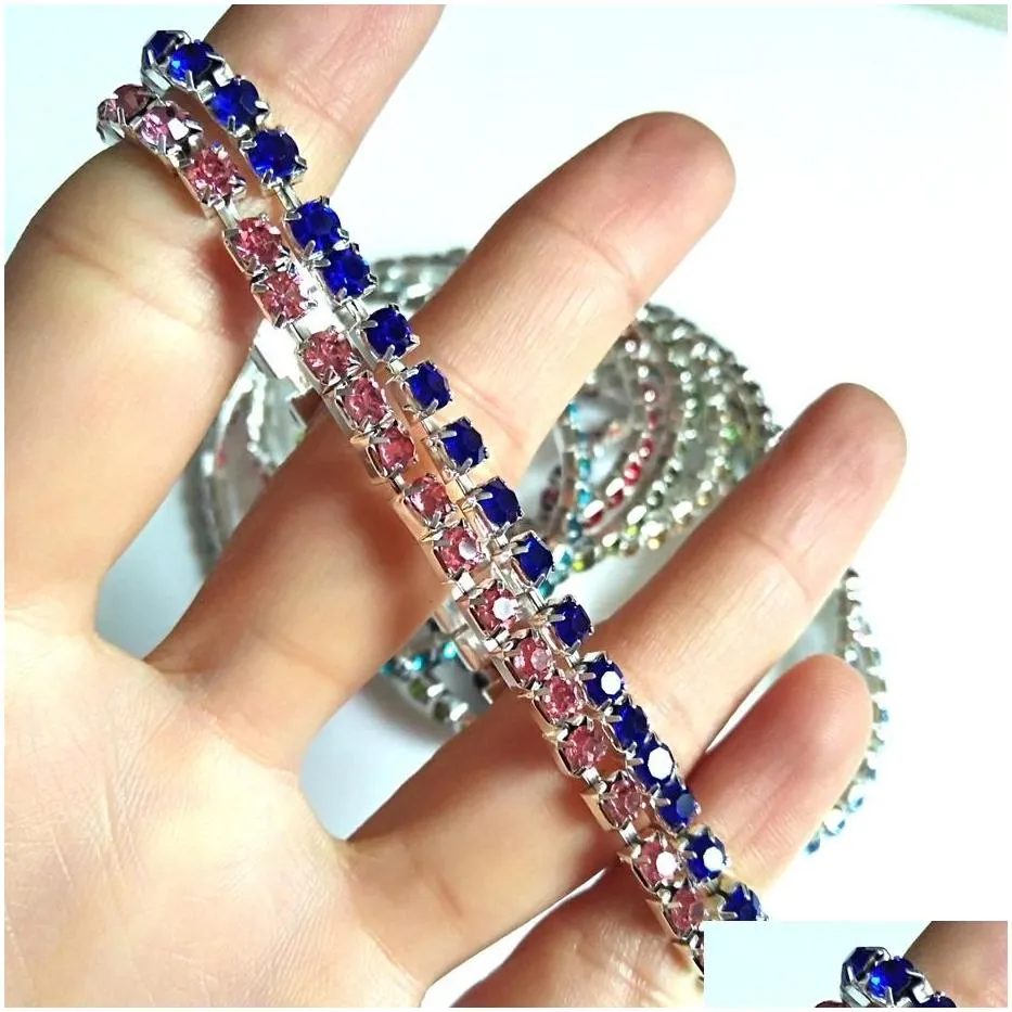 50pcs women`s girls tennis mix elastic crystal bracelets zircon wristband colorful bangle children birthday party gift friendship