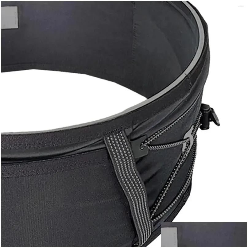 Outdoor Bags Running Belt Practical Comfortable Fit Adjustable Drawstring Phone Holder Fanny Pack For Biking Jogging Camping Sports