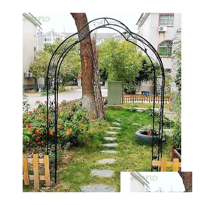 Metal Garden Arbours Assemble Freely with 8 Styles Garden Arbor Trellis Climbing Plants Support Rose Arch Outdoor Arches Wedding Arch Party Events Archway