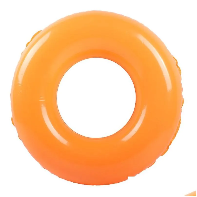 60/70/80/90CM Swimming Pool Lifebuoy Swim Ring Inflatable Toys Life Buoy Watermelon Orange Fruit Design Swimming Rings