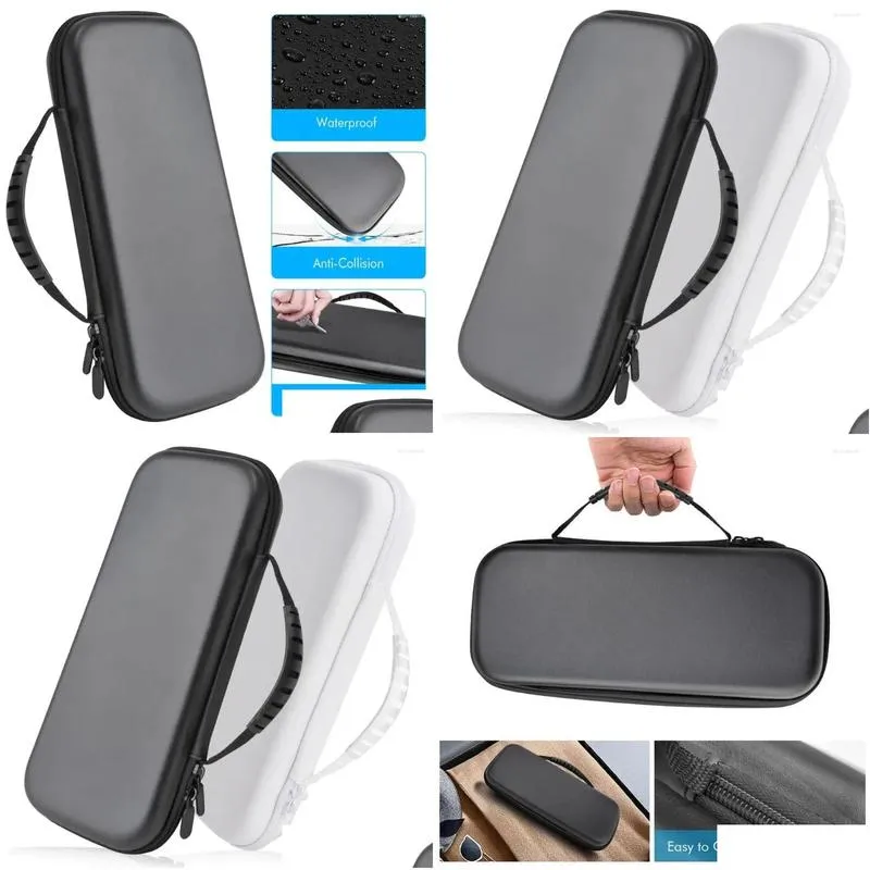 Storage Bags Handbag Handheld Console Bag Leather Hard Game Accessories Organizer Travel Shockproof Carrying Case Asus ROG Ally