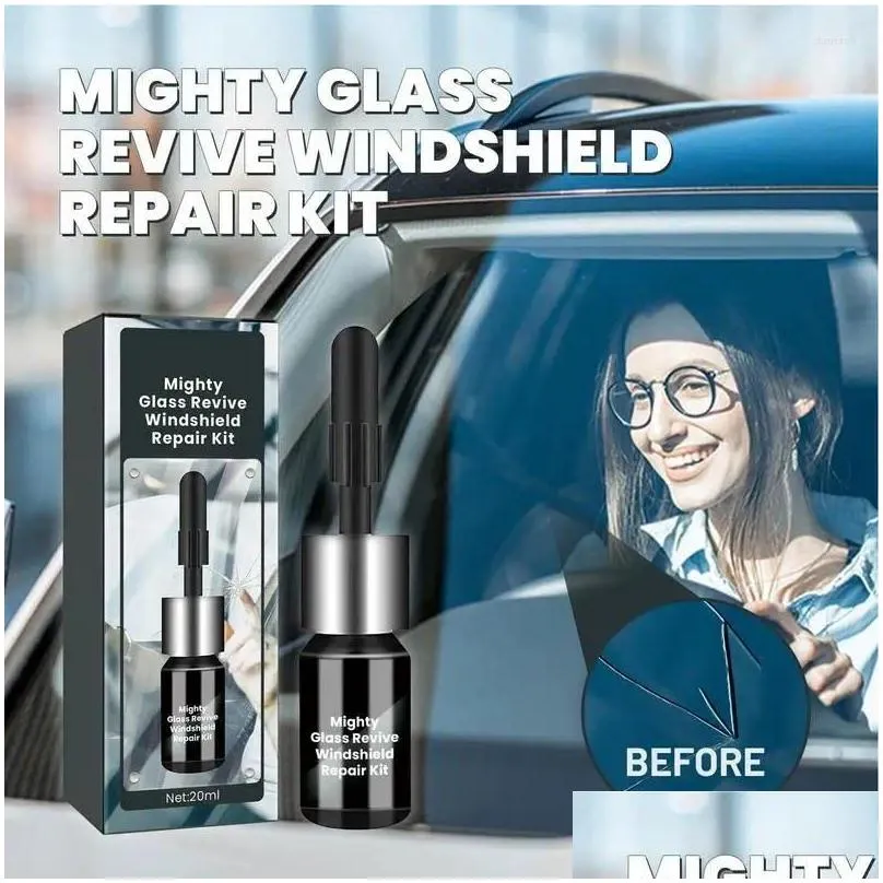 car wash solutions windshield crack repair kit window glass liquid tool automotive nano fluid filler vehicle windscreen