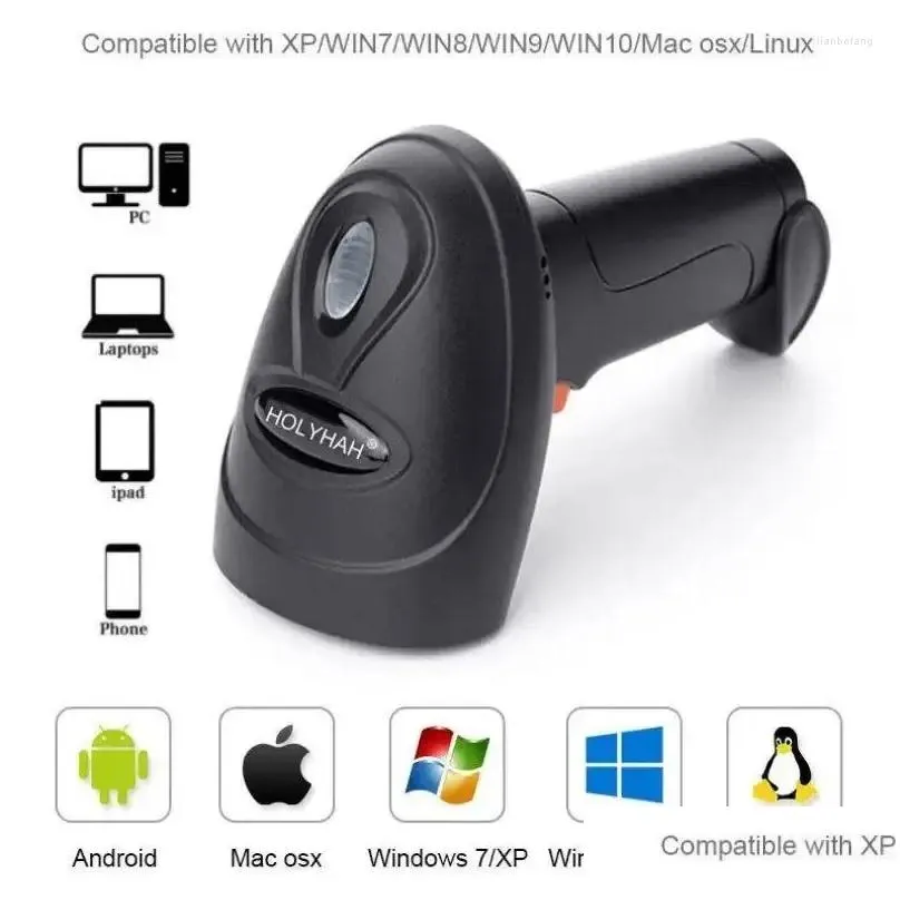 Series Wireless Code Scanning Gun Support Fast Recognition QR For Supermarket Store Cashier/Express Delivery