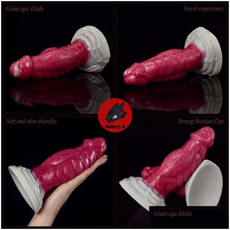  massager artificial penis for men and women special-shaped vestibule anal plug soft dilator adult flirting female products