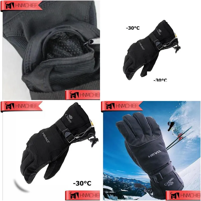 mens winter glove ski gloves outdoor sport gloves snowboard gloves snowmobile motorcycle riding winter windproof waterproof unisex