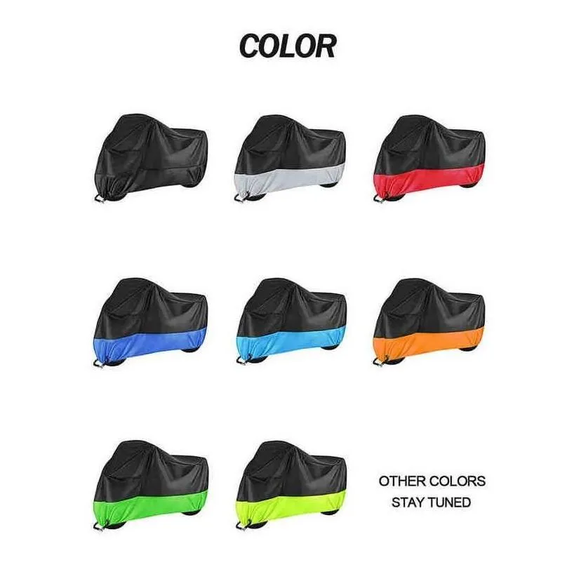 motorcycle cover motorcycle er bike all season waterproof dustproof uv protective outdoor scooter motorbike snowmobile rain m-xxxx