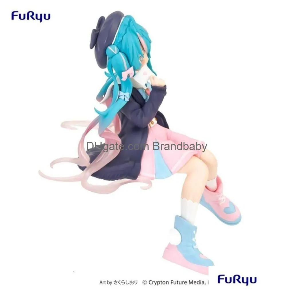 mascot costumes 14cm virtual idol singer  anime figure two-dimensional beautiful girl action figures kawaii noodle stopper model