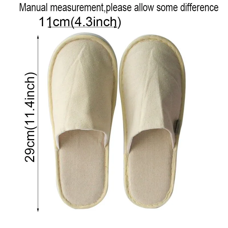 Disposable Slippers Hotel Travel Slipper Sanitary Party Home Guest Use Men Women Unisex Closed Toe Shoes Salon Homestay zxf36