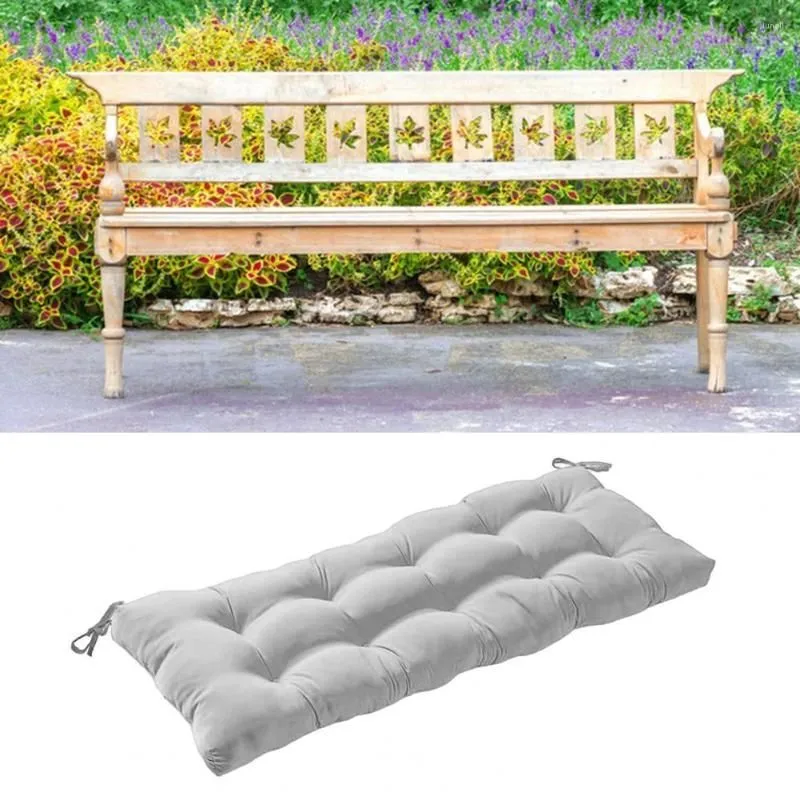 Pillow Weather-resistant Bench Soft Thicken Outdoor Non-slip Elastic Comfortable Seat Mat Pad Cover For Garden