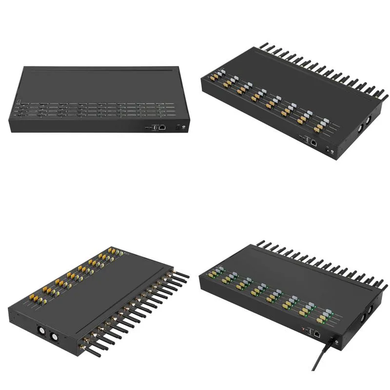 Factory Rate 2G Gsm 32 Antenna Channel High Gain Signal Wireless Modem Support SMPP Http API Data Analysis And SMS Notification System