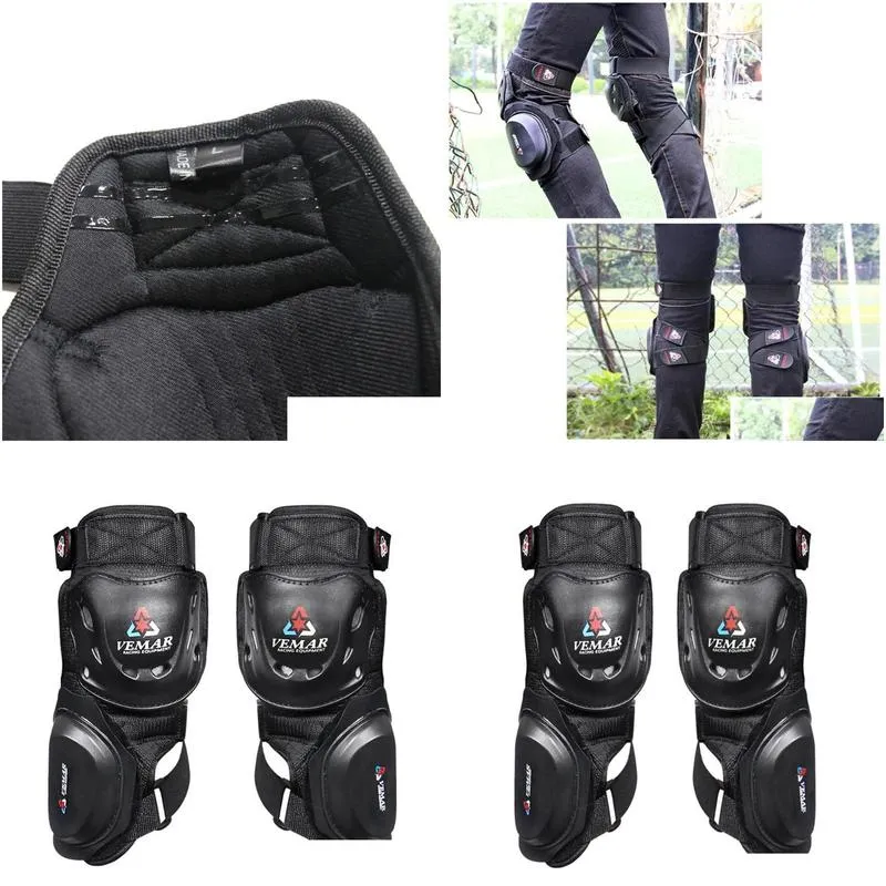 motorcycle armor vemar racing motocross knee pads protector equipment pad brace moto mx braces skis protection guard kneepads1352782
