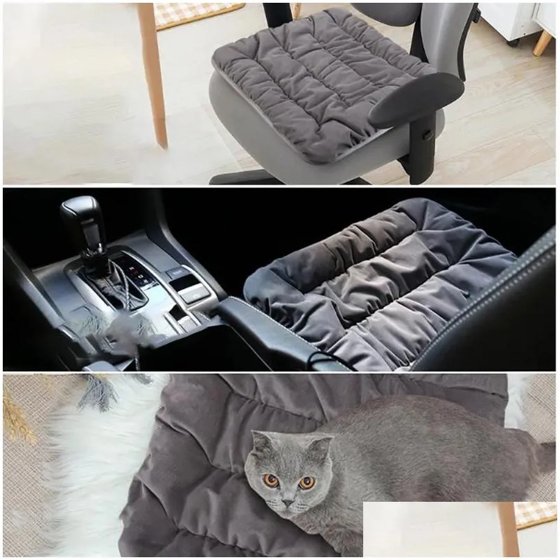 Car Seat Covers Heated Pad Heating Cushion Cover Heater Kit Electric Warm Winter Interior Accessories Universal