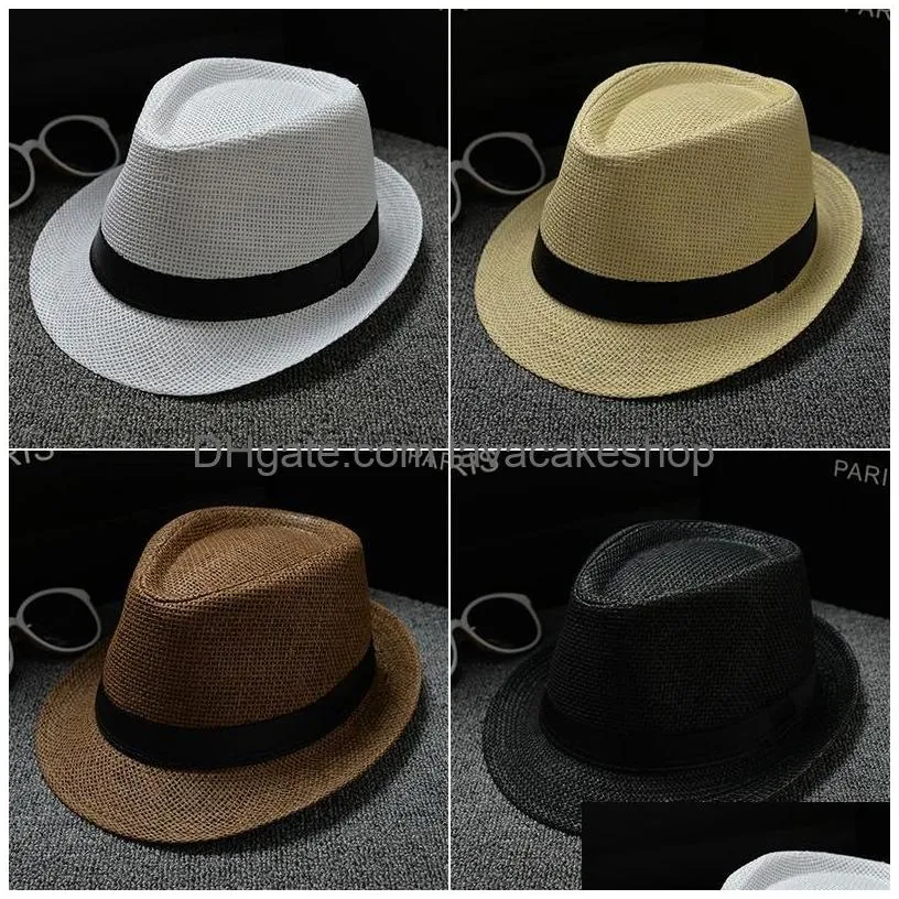 fashion elegant fashion solid felt fedora hat band wide flat brim jazz hats stylish trilby caps party knight hats 300pcs t1i1932