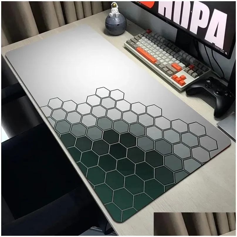 Pads Geometric Large Original Mousepads Computer Mouse Mats Mouse Pad NonSlip Mouse Mat Big Desk Pad Rubber Mousepad Keyboard Mat