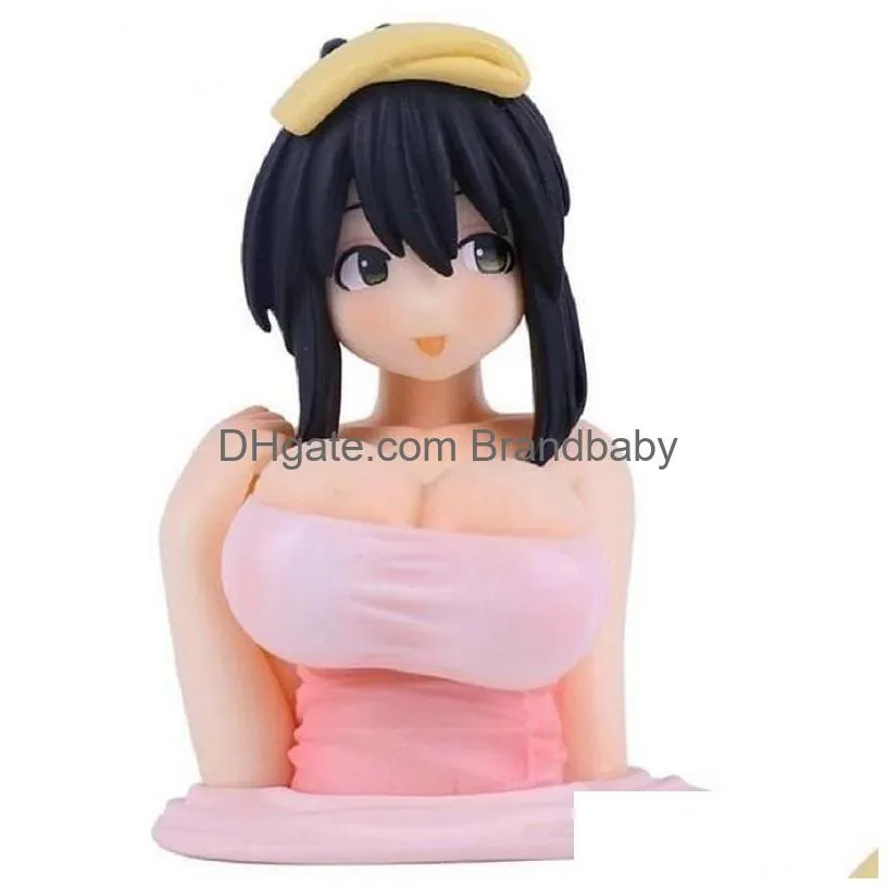 decompression toy sexy anime shaking boobs console dashboard interior accessory girls boys adult figure collection model doll