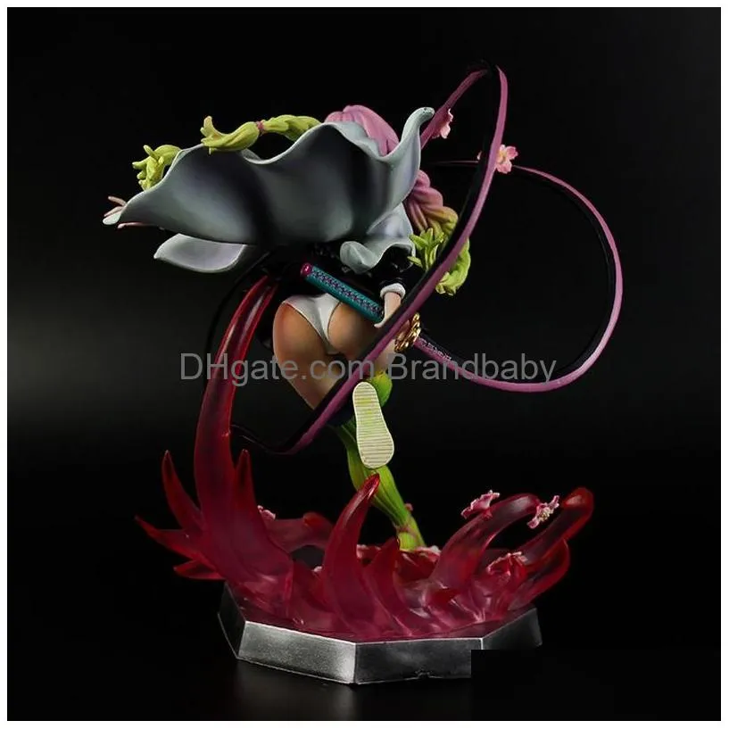 novelty games anime demon slayer kanroji mitsuri kawaii figure room decoration beautiful girl battle form sexy figure collection