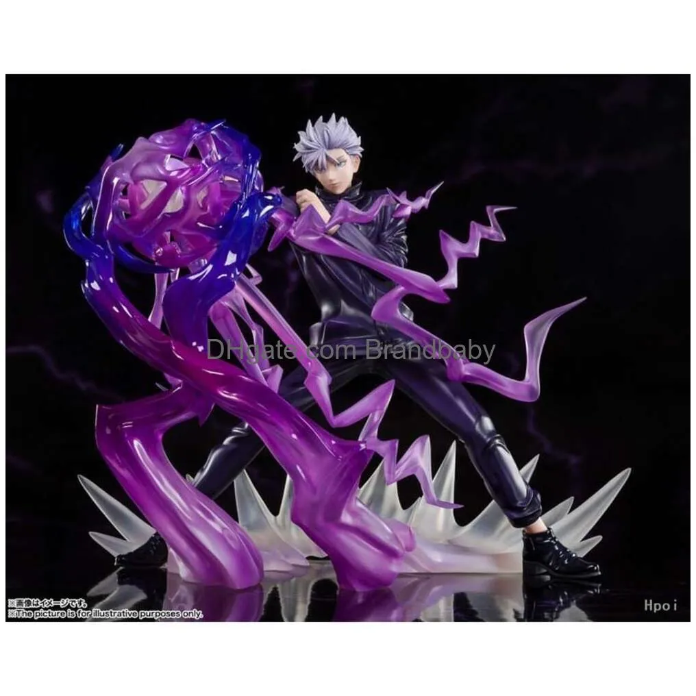 mascot costumes 18cm jujutsukaisen anime figure satoru gojo action figure yuji itadori field expansion pvc figurine adult model doll