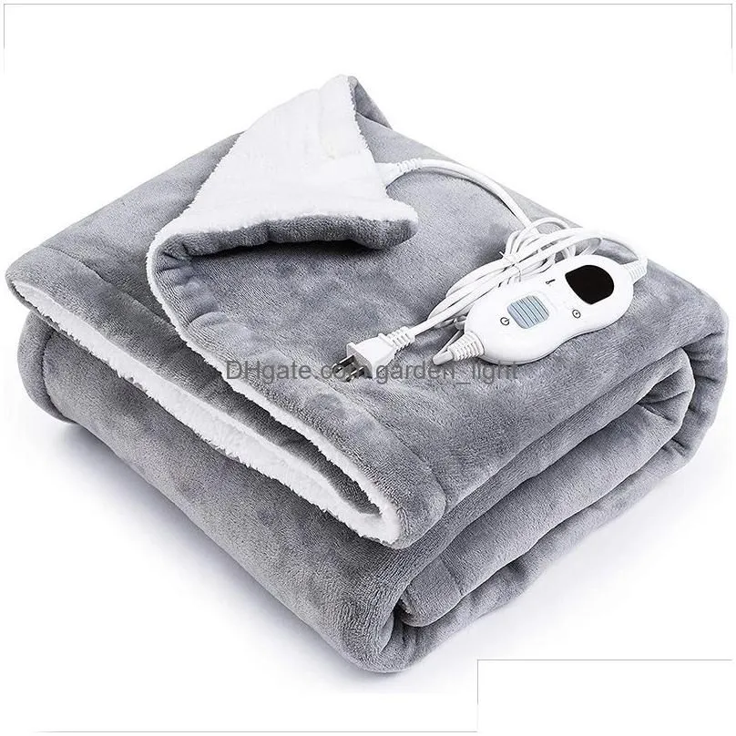 Electric Blanket Heating Shawl Hand Warming Knee Pad Washable Office Lunch Break Single Mattress Thermostat Drop De Ot0Bg