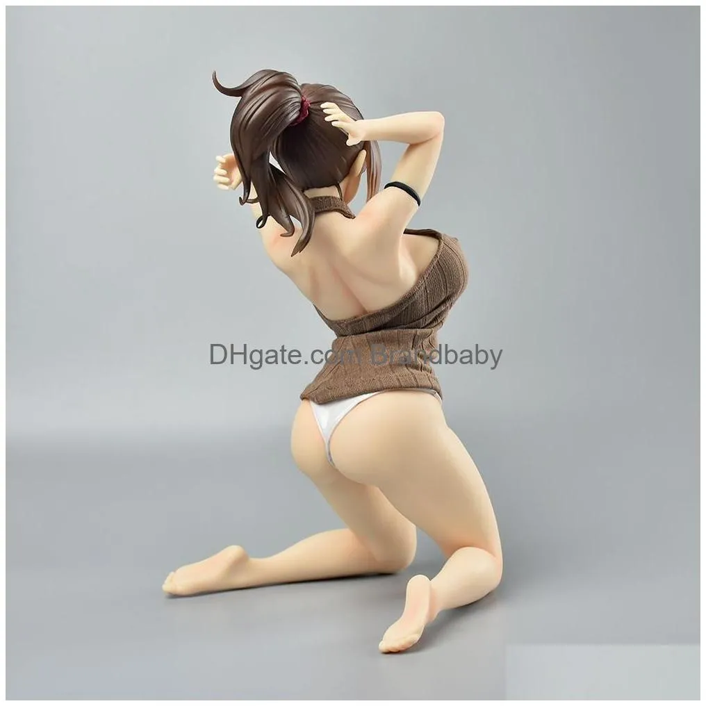 cartoon figures 27cm nsfw native hinano sexy nude girl model pvc anime action hentai figure adult toys doll gifts