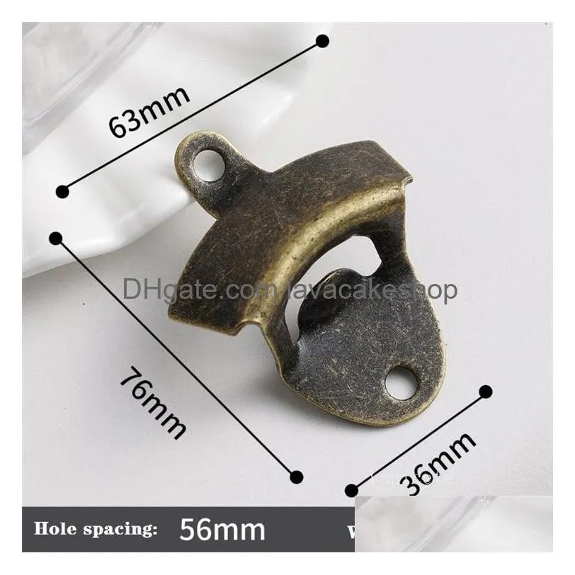 iron beers bottle opening wall mounted bottles opener nickel plated large household bottle openers wholesale beer openerzc885