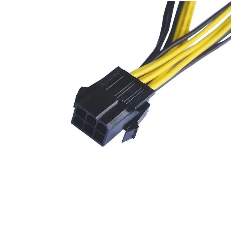 Power Cable Professional 6Pin To Dual 8Pin 20cm Graphics Card Power Data Cord Splitter for Computer PC