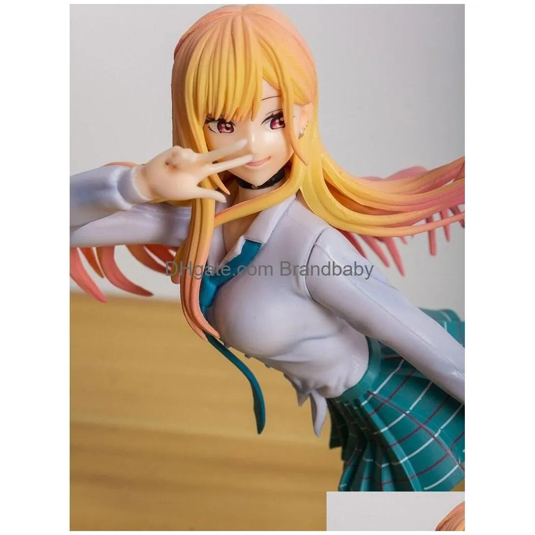 funny toys my dress-up darling kitagawa marin pvc action figure anime sexy figure model toys collection doll gift