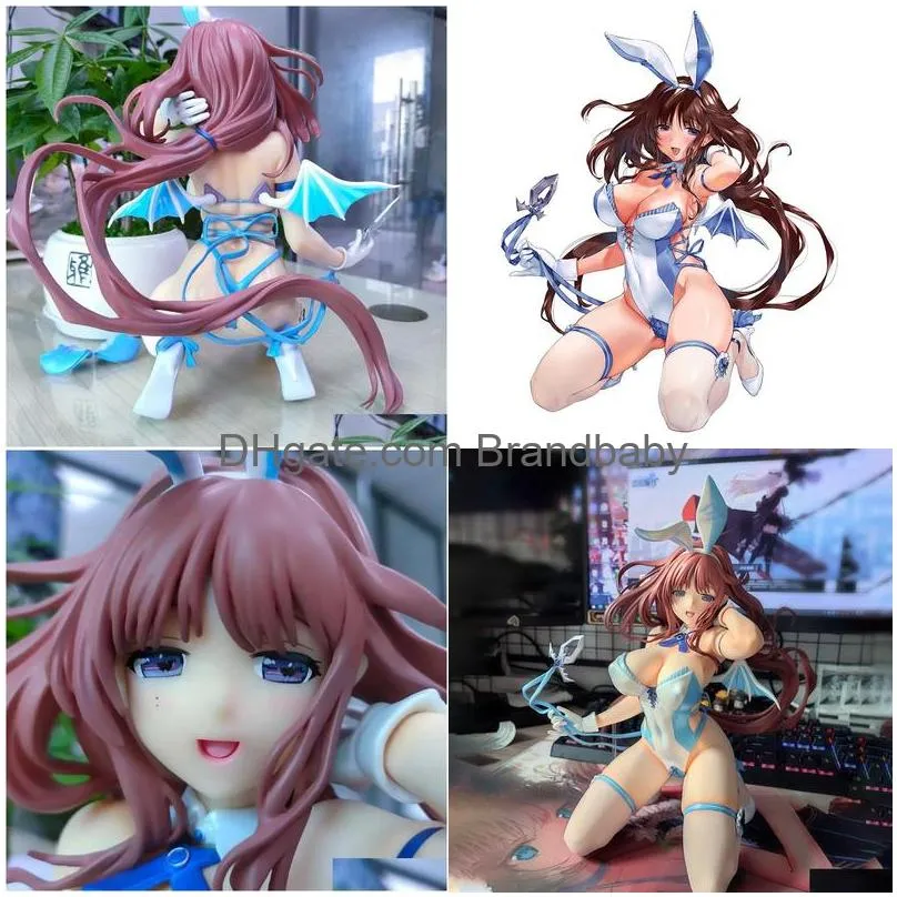 cartoon figures 28cm native maria onee-chan sexy cute nude bunny girl model anime action hentai figure adult collection toys doll