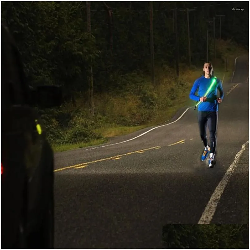 Racing Jackets USB Rechargeable Cycling Reflective Running Gear Adjustable LED Belt Walking Sash