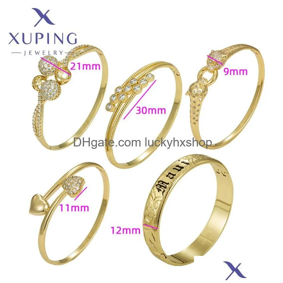 bangle xuping jewelry arrival fashion gold plated for women gift x000708871 230710