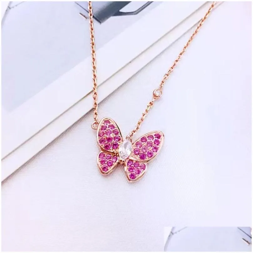 New Luxury Brand designer earrings necklaces ring Jewelry Sets 18k gold blue Rhinestone asymmetric Ear ring Necklace Top Grade Fashion Women Girl Jewelry