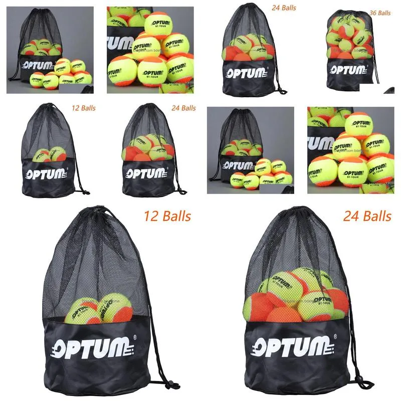 Balls Tennis Balls OPTUM BT TOUR Beach 50 Pressure Ball Stage 2 With Mesh Shoulder Bag 12 24 36 Pack Sizes 230613
