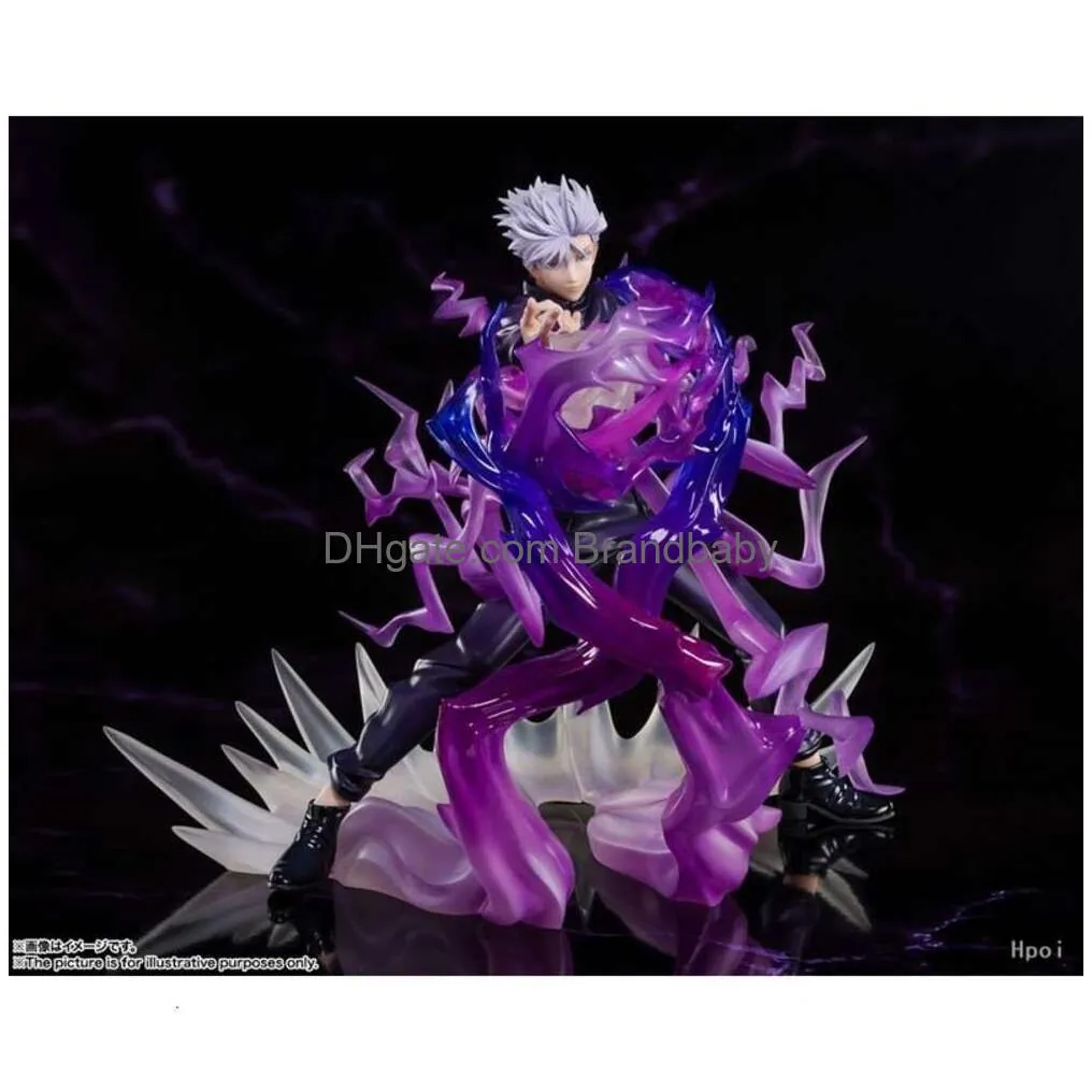 mascot costumes 18cm jujutsukaisen anime figure satoru gojo action figure yuji itadori field expansion pvc figurine adult model doll