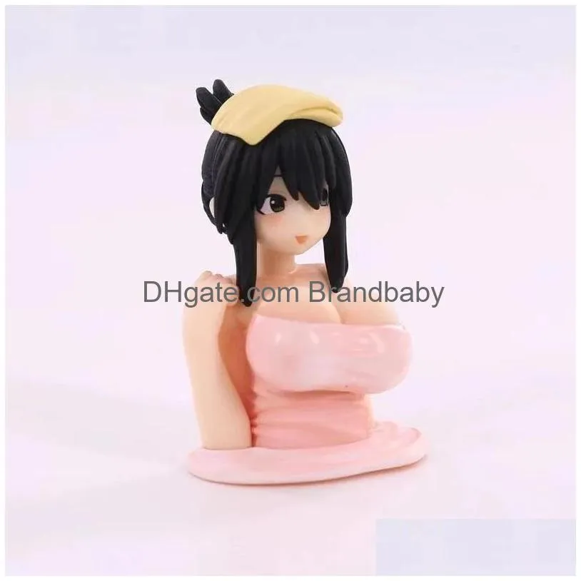 decompression toy sexy anime shaking boobs console dashboard interior accessory girls boys adult figure collection model doll