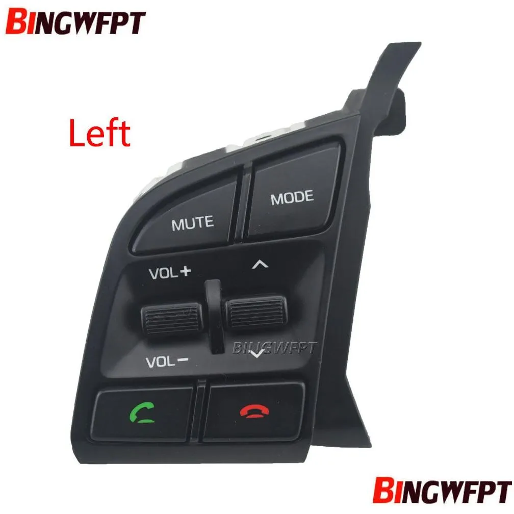 multi function steering wheel audio buttons for hyundai tucson 2015-2019 backlight button switch bluetooth