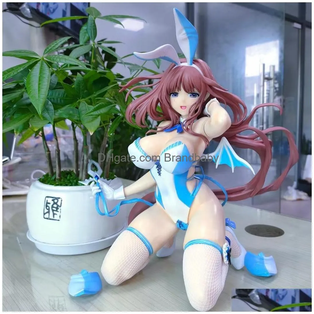 cartoon figures 28cm native maria onee-chan sexy cute nude bunny girl model anime action hentai figure adult collection toys doll