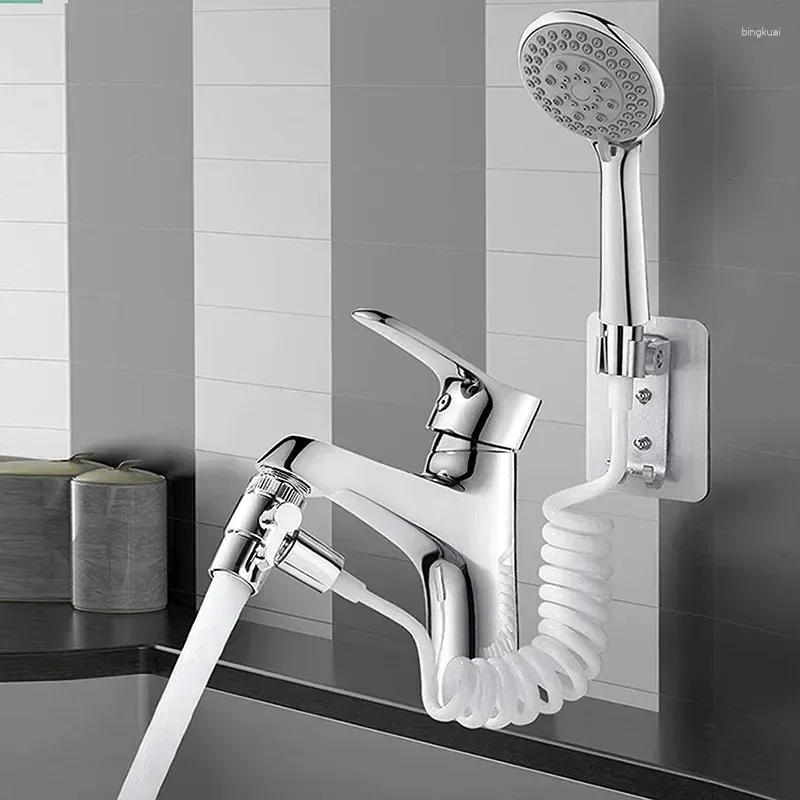 Kitchen Faucets Zinc Alloy Switch Faucet Adapter Sink Splitter Diverter Valve Water Tap Connector Toilet Bidet Shower Kichen