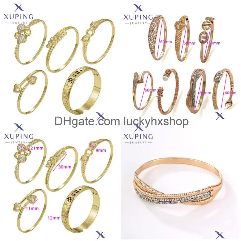 bangle xuping jewelry arrival fashion gold plated for women gift x000708871 230710