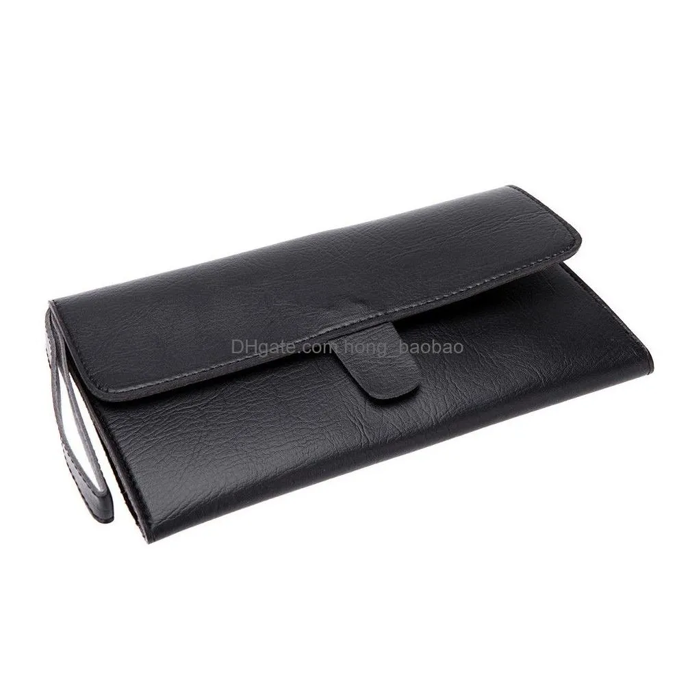 pu leather hair scissor bag holster clips hairdressing barber salon hair cutting pouch holder case scissors waist pack4567676